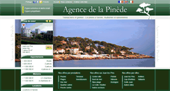 Desktop Screenshot of agence-pinede.com